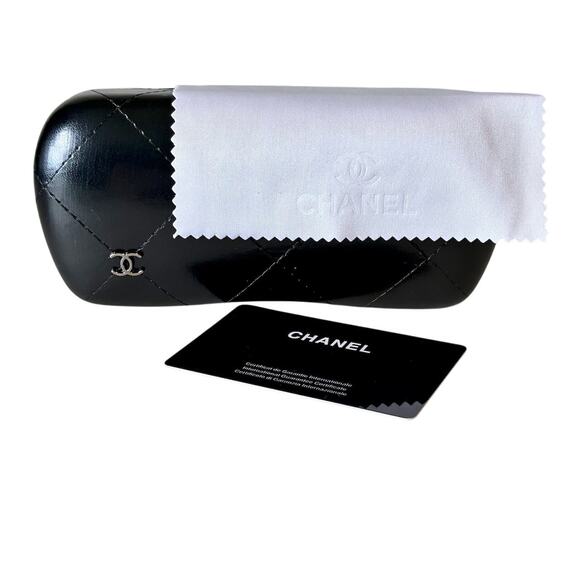 Chanel Sunglasses For Women Oversized Black Frame / Gray Lens Luxury Designer - Picture 9 of 9